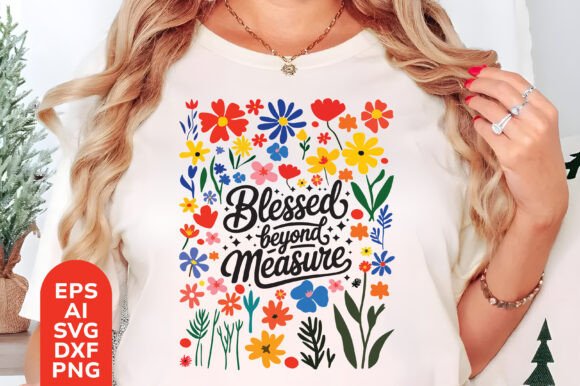 Blessed Beyond Measure SVG PNG Review: A Faith-Filled Embroidery Design