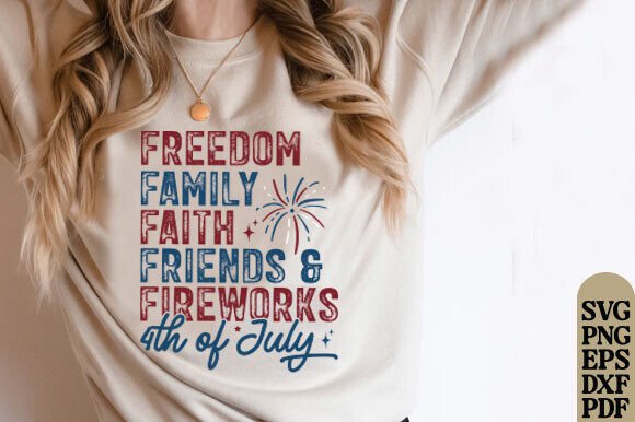 Fourth of July Sublimation Design for Real-World Embroidery Projects