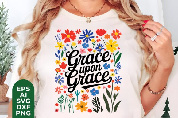 Grace Upon Grace SVG PNG: A Faith-Filled Embroidery Design for Real Projects
