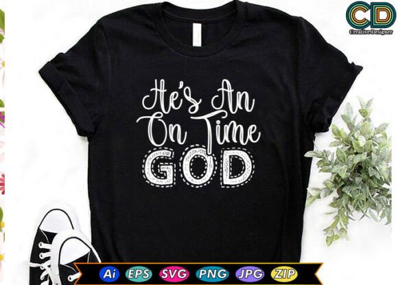 HE S an on TIME GOD Embroidery Design Review