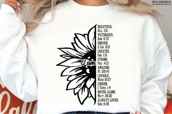 I Am Inspiration Svg Sunflower Faith S Review