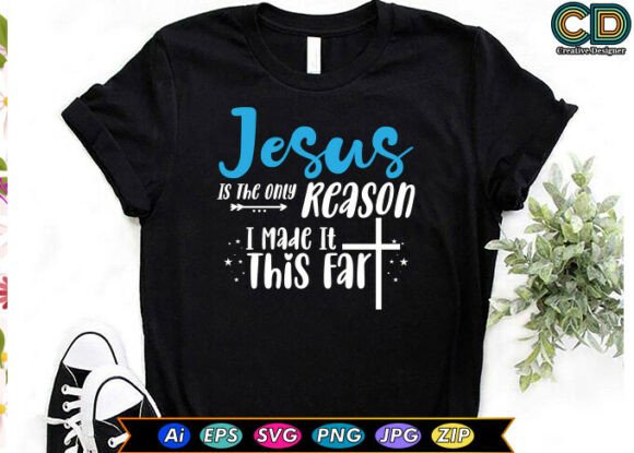 JESUS Is the Only Reason I Made It This Far Embroidery Design Review