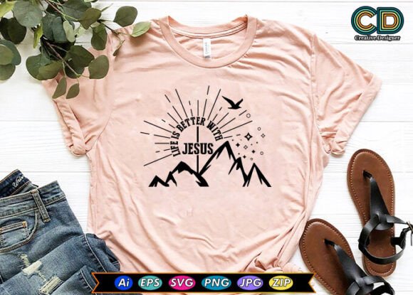 LIFE is Better with Jesus Embroidery Design Review
