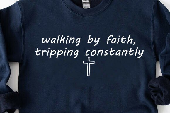 Walking by Faith, Tripping Constantly Embroidery Design Review